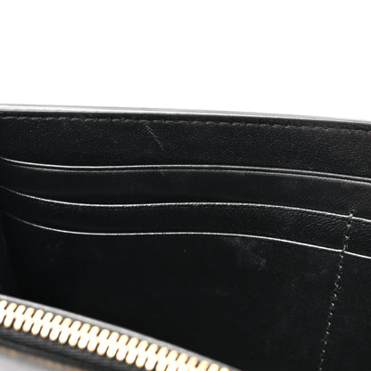 Versace Calfskin Greca Goddess Wallet On Chain Black 11 of 14