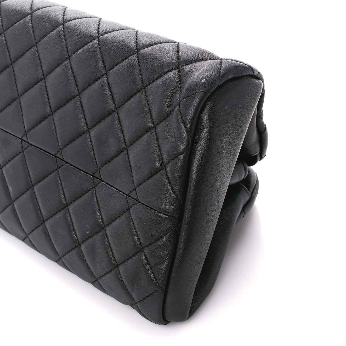 Lambskin Quilted Medium Just Mademoiselle Black