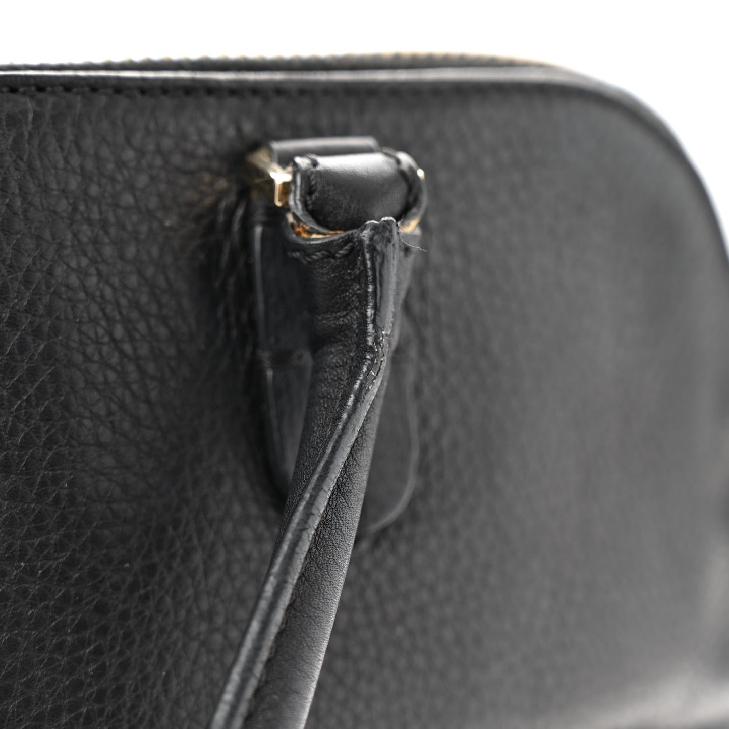 Grained Calfskin Va Va Voom Shoulder Bag Black