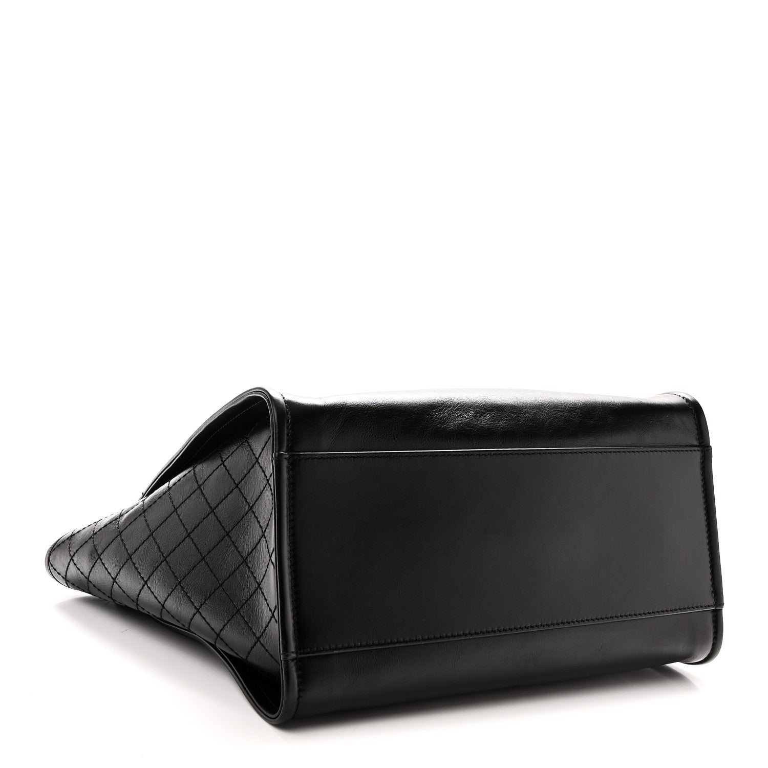 Chanel Aged Calfskin Medium Charms Deauville Tote Black 4 of 10