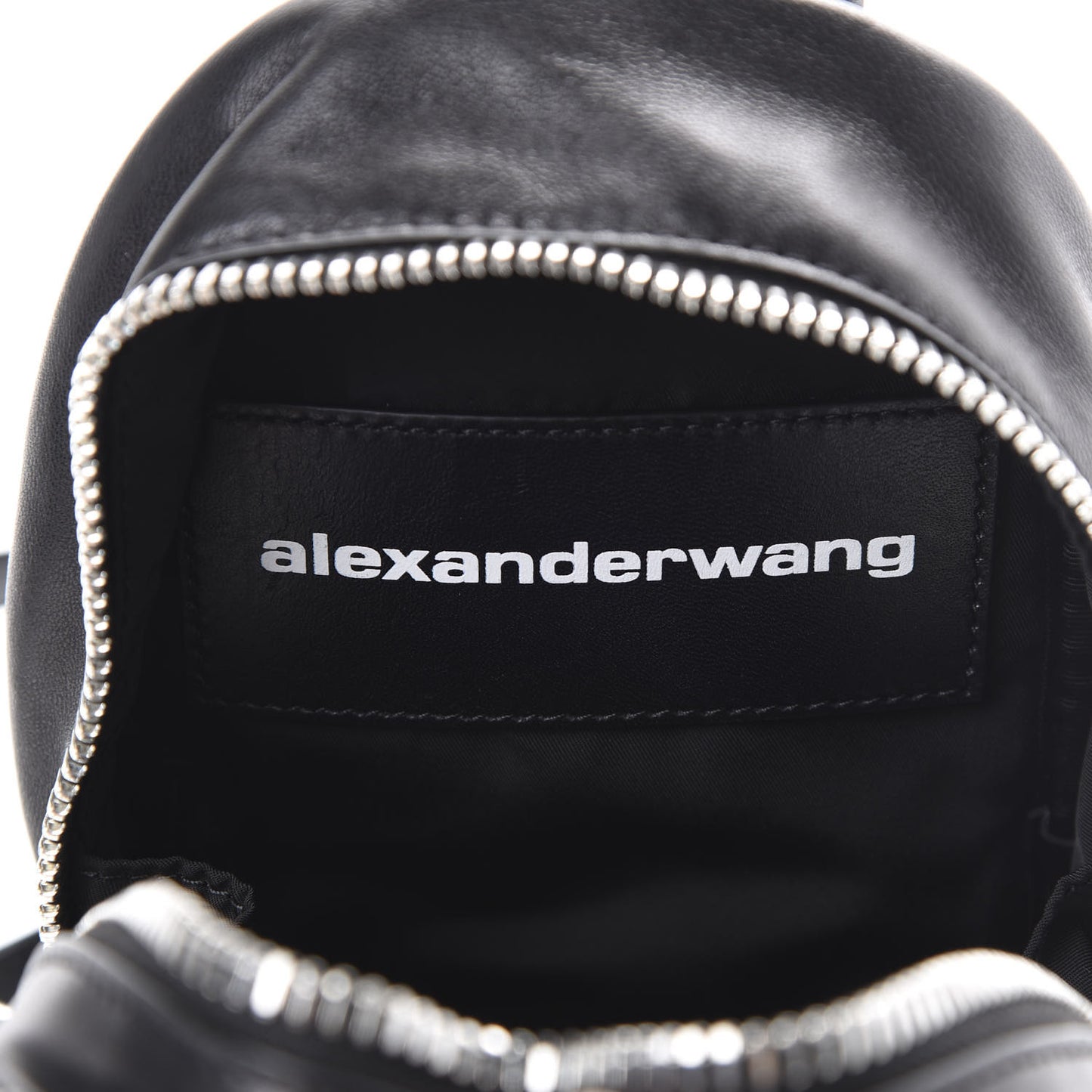 Lambskin Mini Attica Backpack Crossbody Black