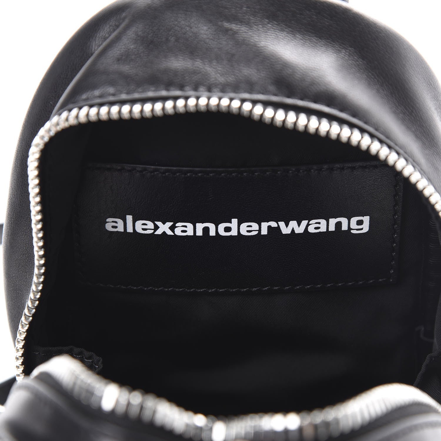 Alexander Wang Lambskin Mini Attica Backpack Crossbody Black 5 of 9