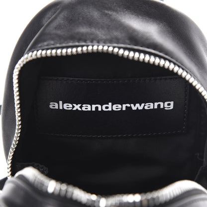 Alexander Wang Lambskin Mini Attica Backpack Crossbody Black 5 of 9
