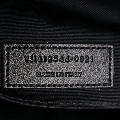 Saint Laurent Tweed Calfskin Monogram Lou Camera Bag Black 7 of 10