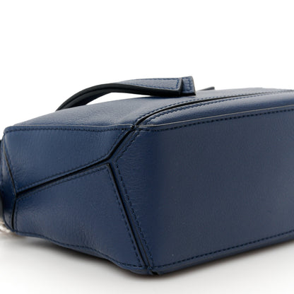 Loewe Calfskin Mini Puzzle Bag Blue 10 of 11