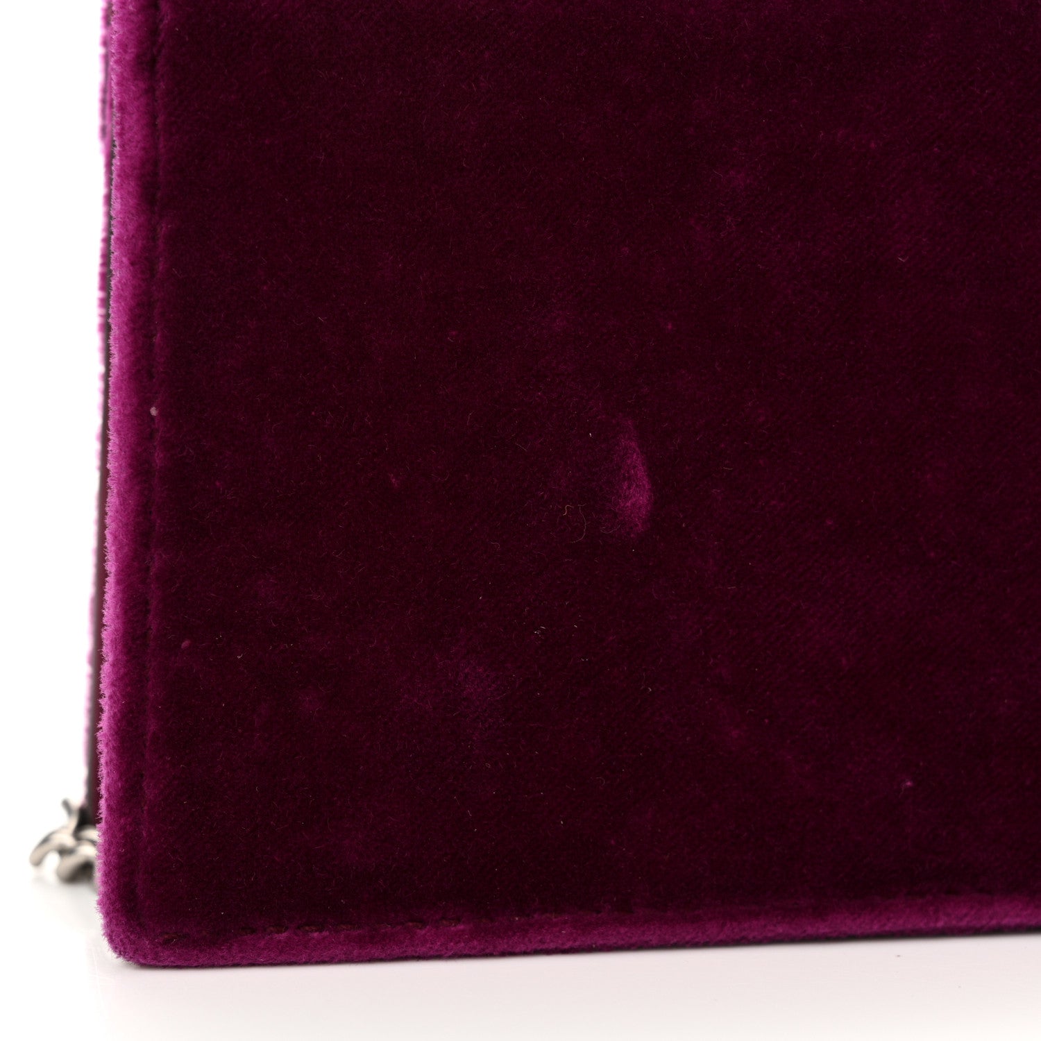 Gucci Velvet Super Mini Dionysus Shoulder Bag Fuchsia Violet Cyclamen 11 of 11