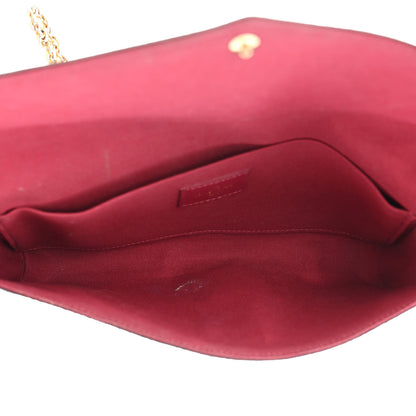 Louis Vuitton Monogram Pochette Felicie Chain Wallet Fuchsia 6 of 14