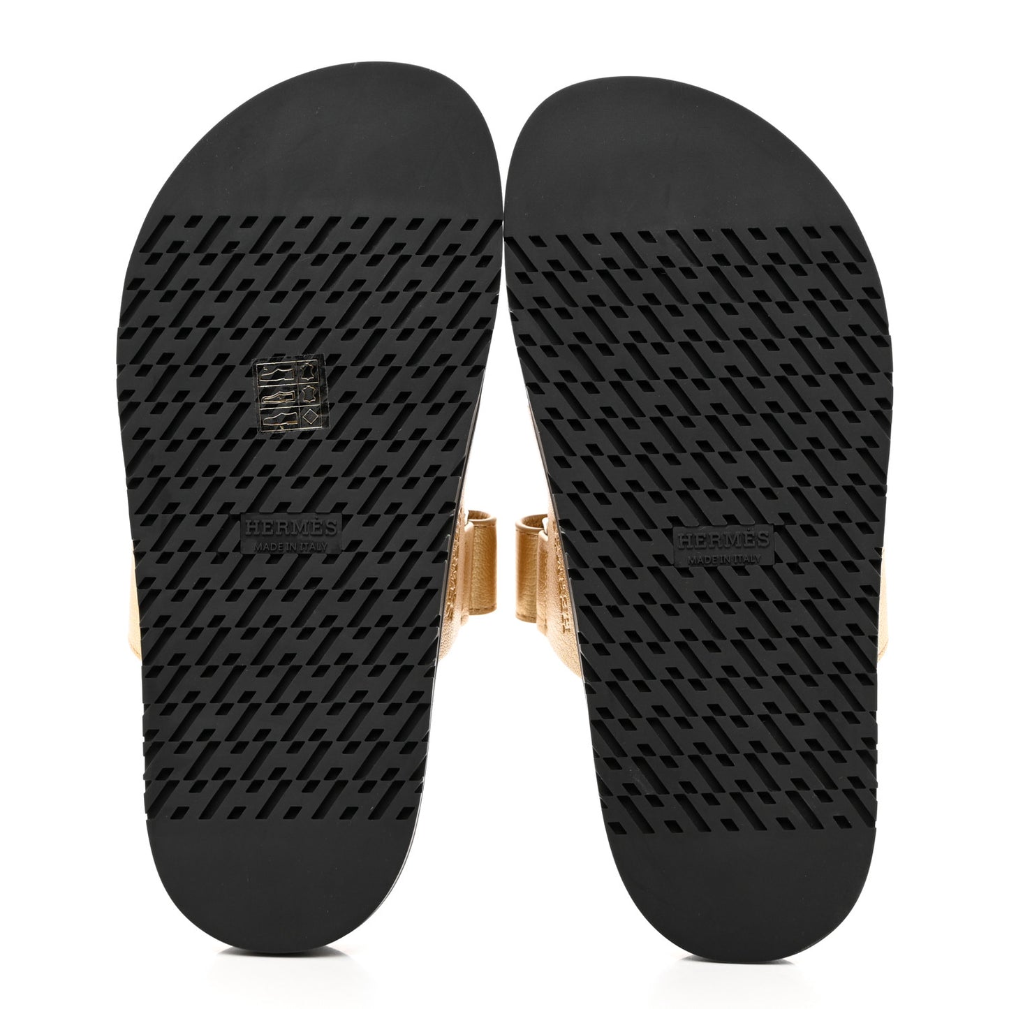 Metallic Goatskin Womens Chypre Sandals 36.5 Dore