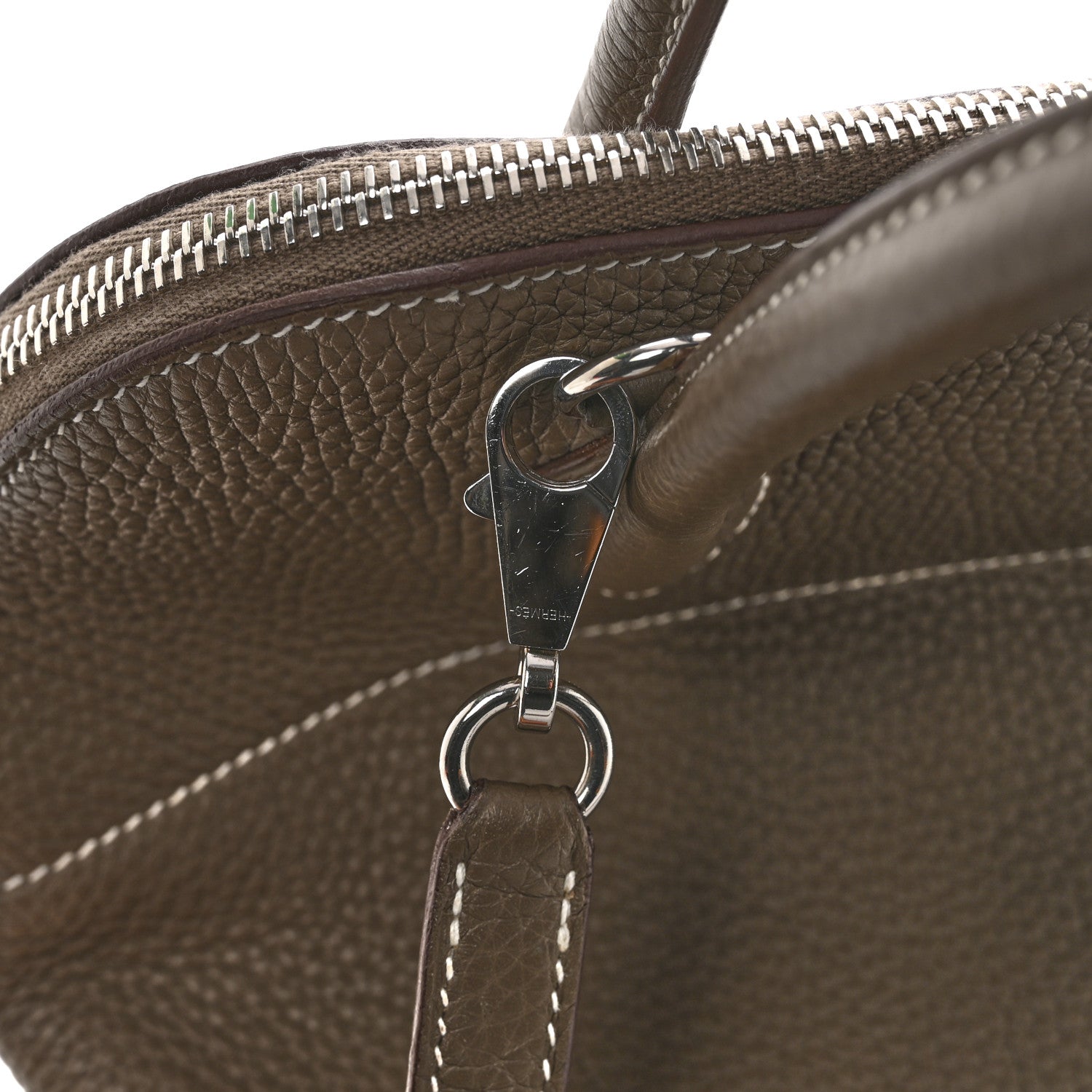 Hermes Taurillon Clemence Bolide 31 Etoupe 11 of 11