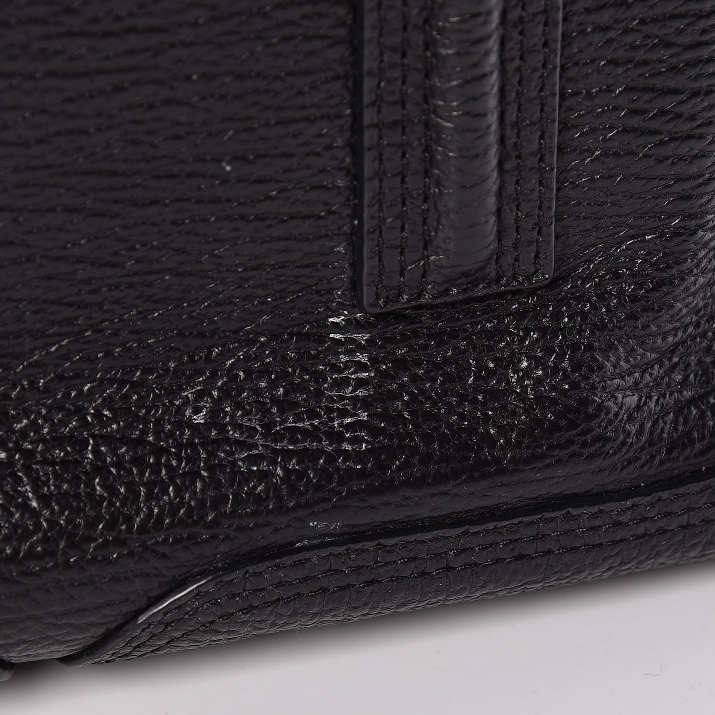 3.1 Textured Calfskin Medium Pashli Satchel Black