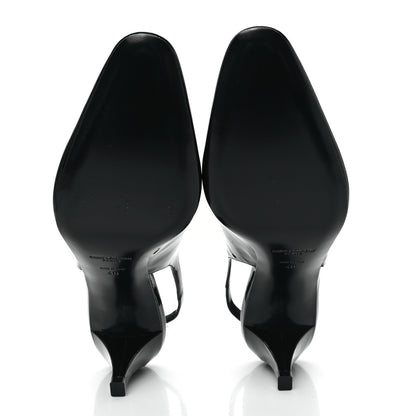 Saint Laurent Vernice Carol 60 Slingback Pumps 40 Black 5 of 11