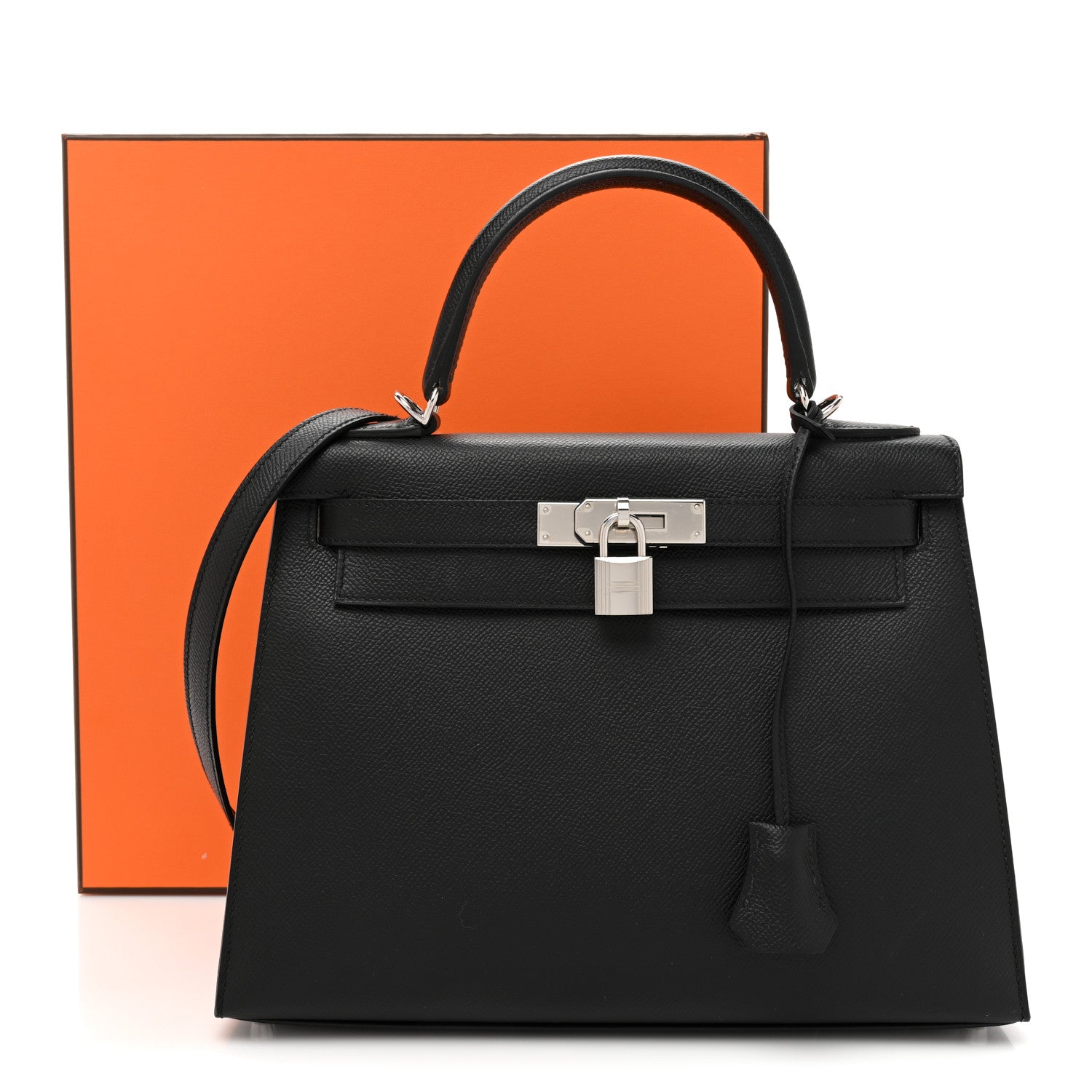 Hermes Epsom Kelly Sellier 28 Black 9 of 9