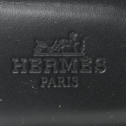 Hermes Box Calfskin Oran Sandals 40.5 Black 8 of 10