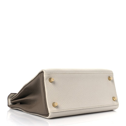 Hermes Togo Horseshoe Kelly Retourne 25 Beton Etoupe 3 of 10