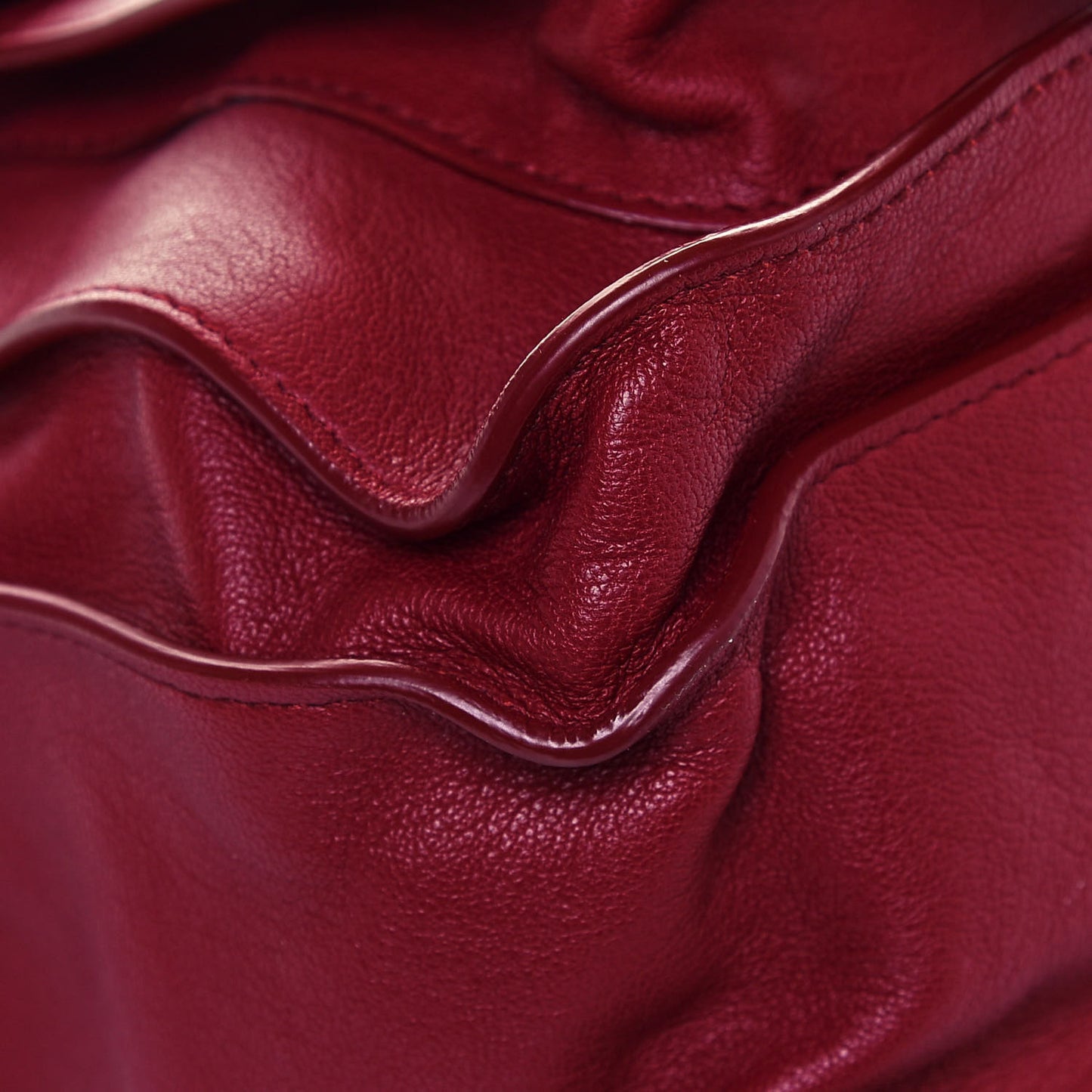 Lambskin Medium PS1 Satchel Red