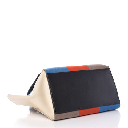 Celine Calfskin Wool Medium Trapeze Multicolor 4 of 17