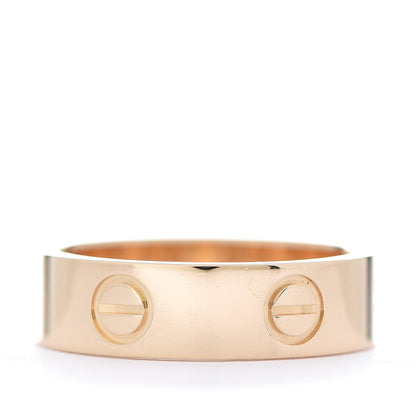 Cartier 18K Yellow Gold 5.5mm LOVE Ring 54 6.75 3 of 5