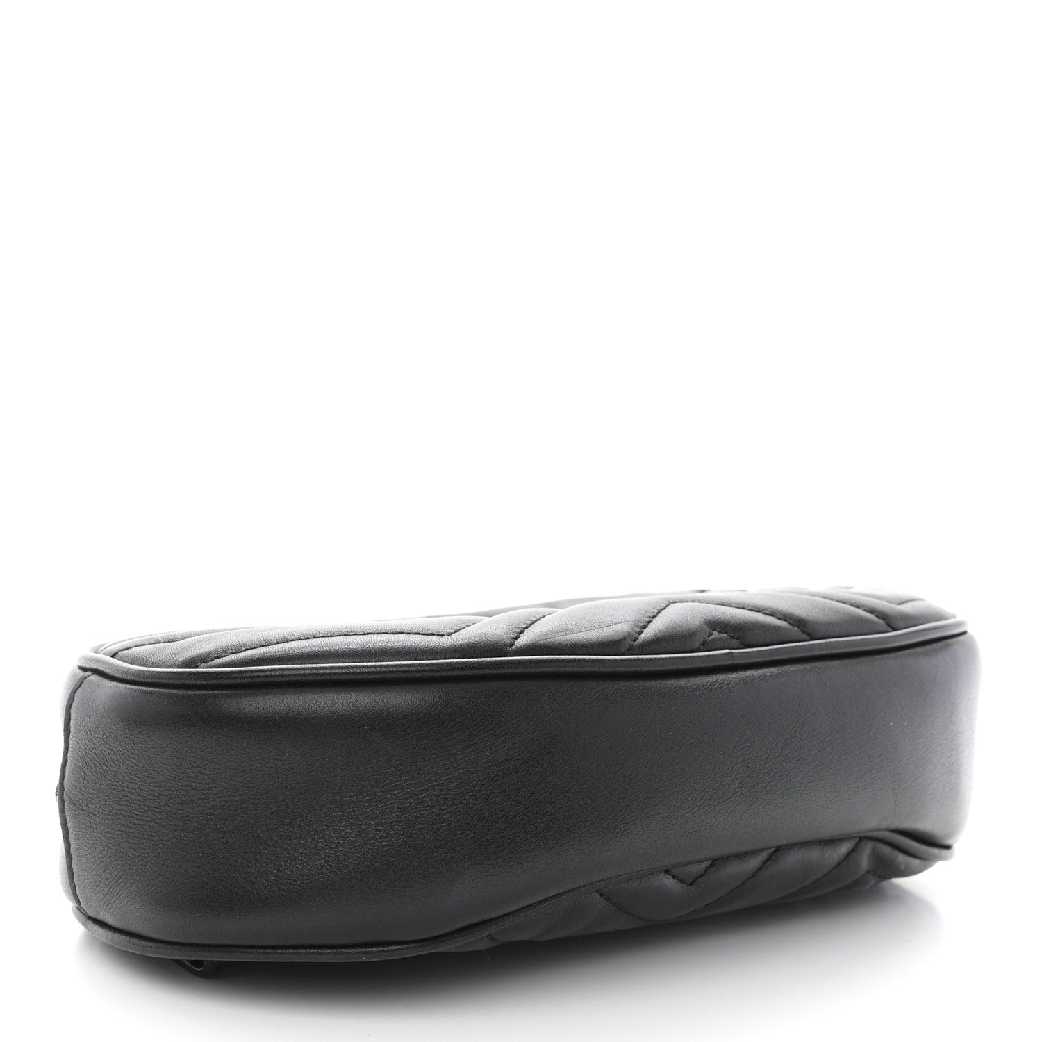 Gucci Calfskin Matelasse GG Marmont Belt Bag 105 42 Black 5 of 11