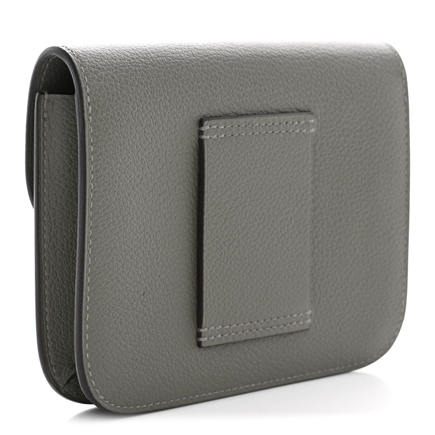 Hermes Evercolor Constance Slim Wallet Gris Meyer 4 of 8