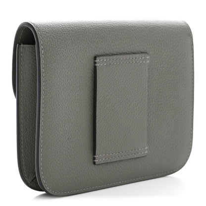 Hermes Evercolor Constance Slim Wallet Gris Meyer 4 of 8