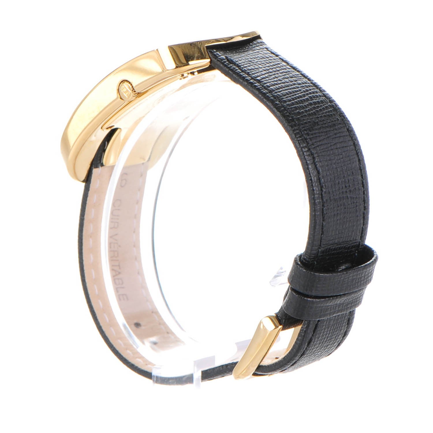 Fendi Stainless Steel Calfskin Diamond Mother of Pearl Enamel 29mm Chameleon Quartz Watch 5 of 10