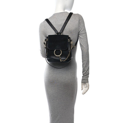 Chloe Suede Calfskin Small Faye Backpack Black 2 of 13