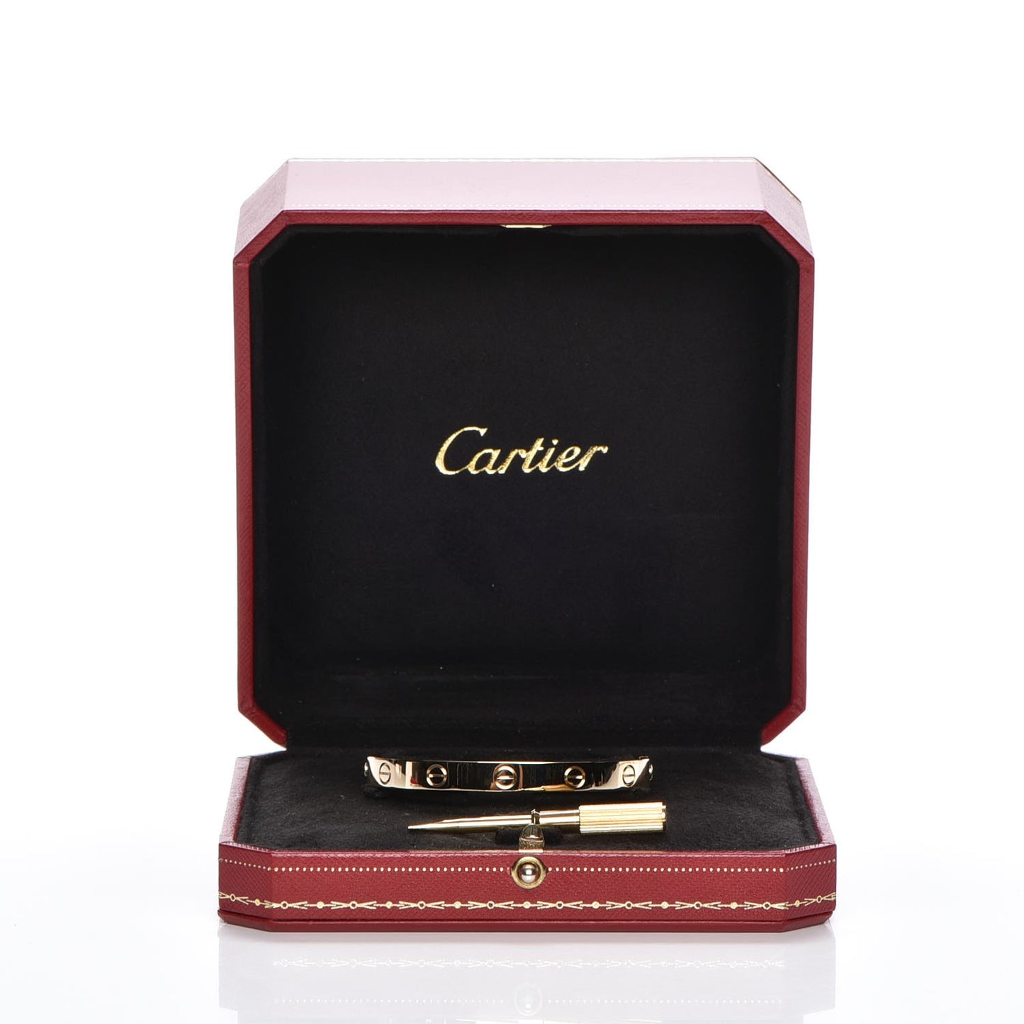18K Yellow Gold LOVE Bracelet 16