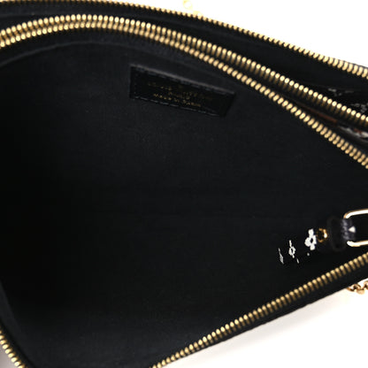 Louis Vuitton Monogram Giant Jungle Pochette Double Zip Black 7 of 12