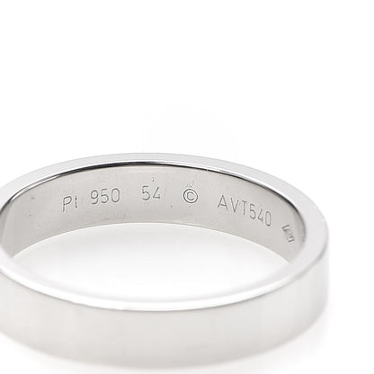 Cartier Platinum 3mm C De Wedding Band Ring 54 6.75 5 of 5