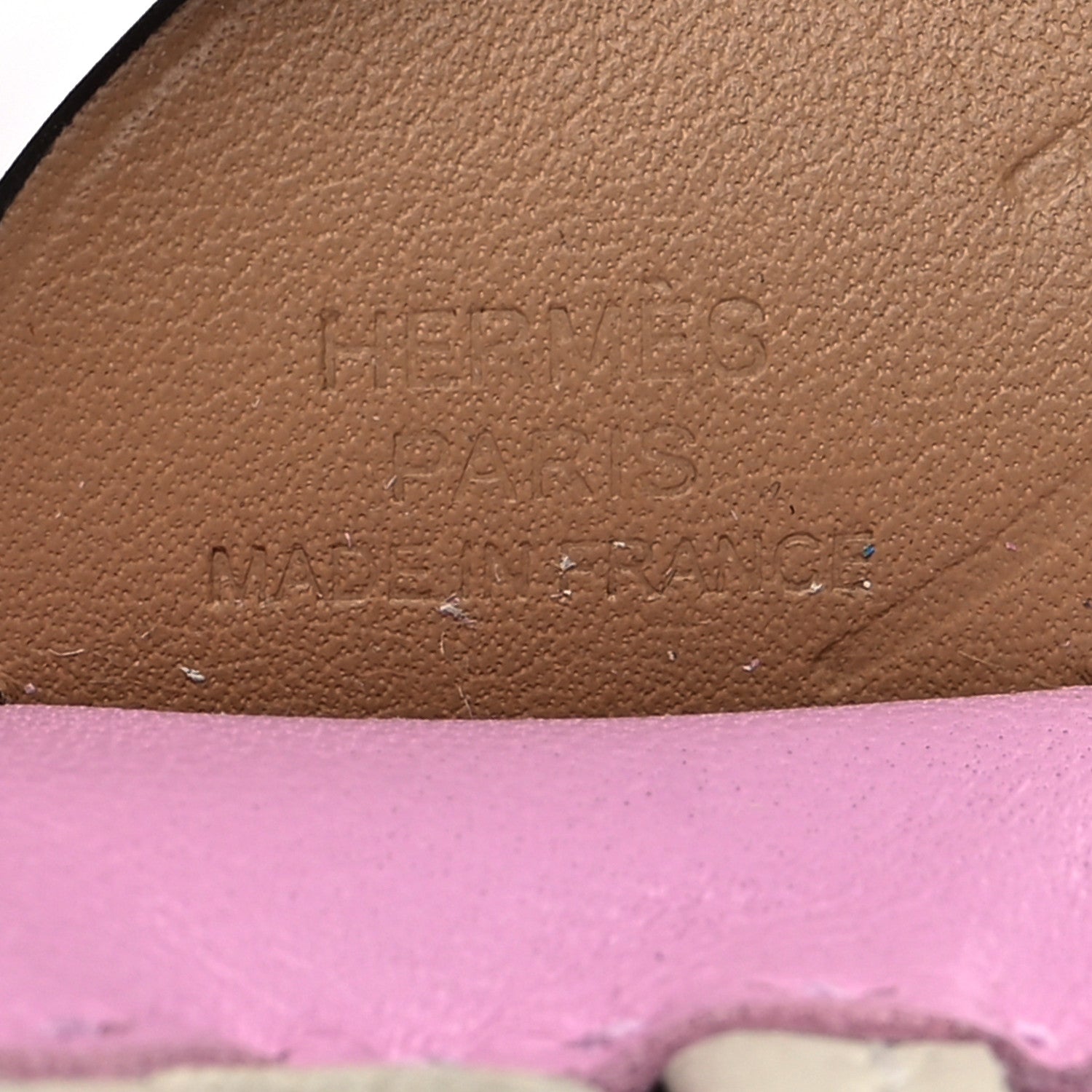 Hermes Milo Lambskin Grigri Rodeo Pegase Horse Bag Charm PM Mauve Sylvestre Craie Chai 3 of 4