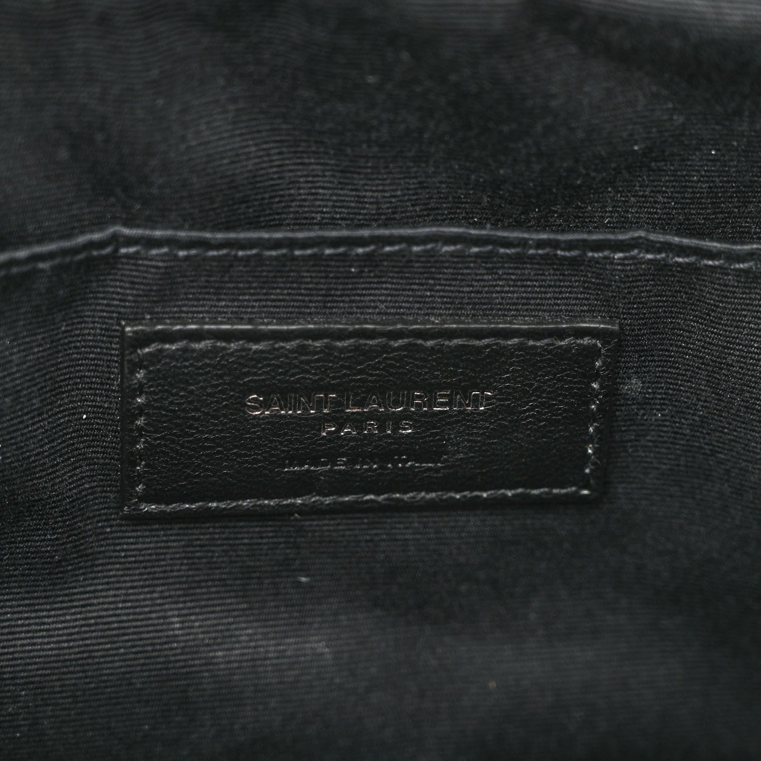 Saint Laurent Calfskin Matelasse Monogram Lou Camera Bag Black 6 of 11