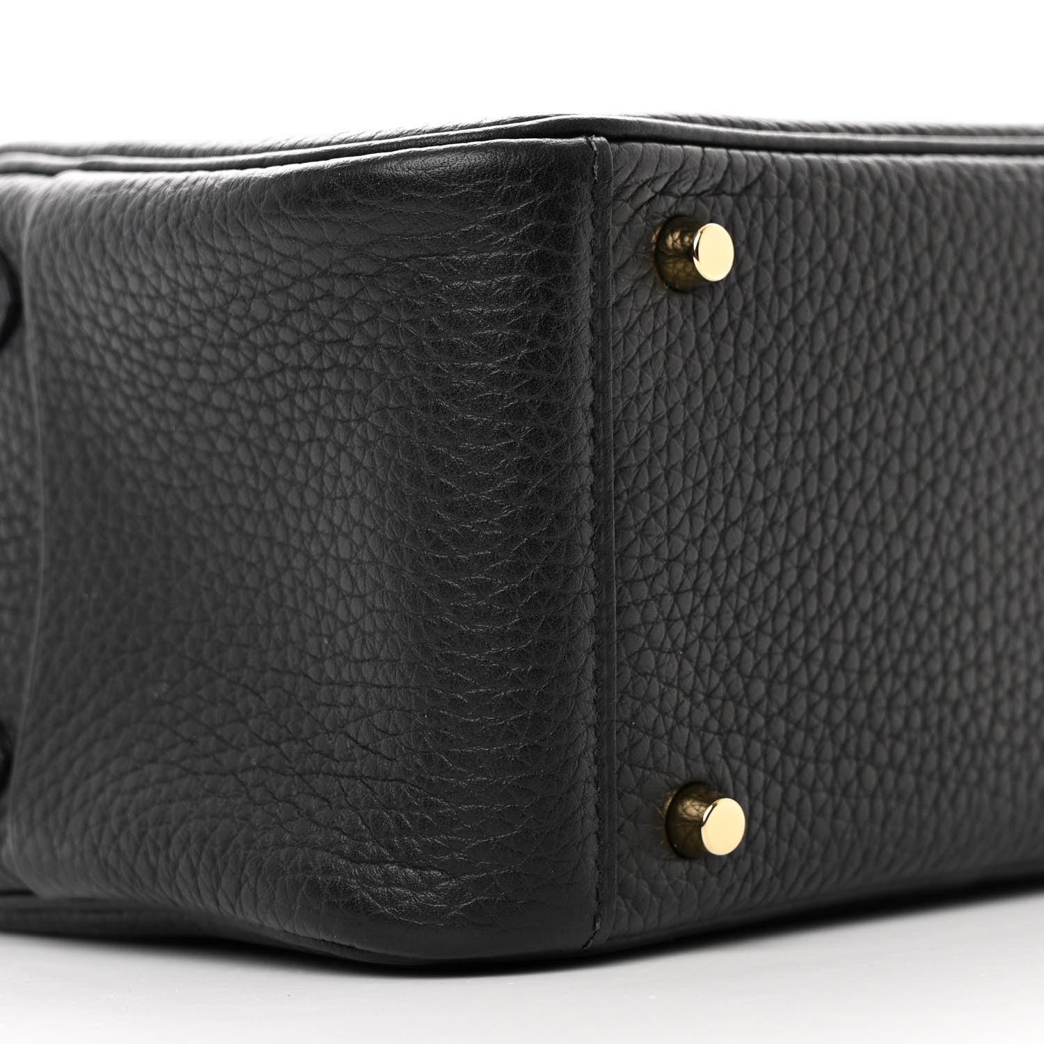 Hermes Taurillon Clemence Mini Lindy 20 Black 10 of 12