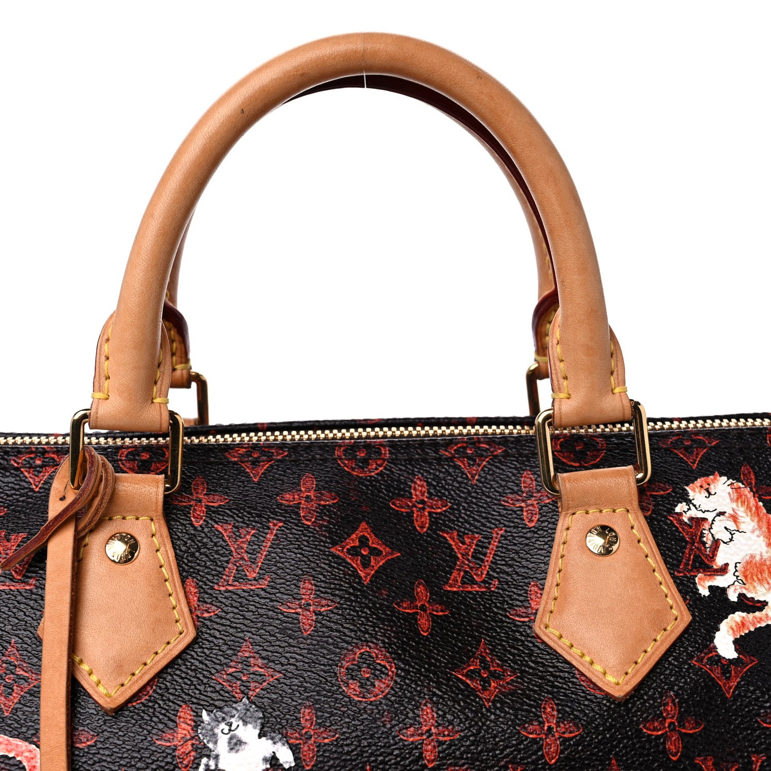 Louis Vuitton Catogram Speedy Bandouliere 30 Marron 16 of 16