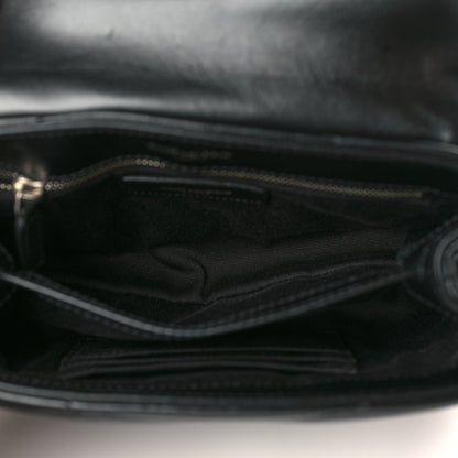 Saint Laurent Calfskin Y Quilted Monogram Toy Loulou Crossbody Bag Black 5 of 10