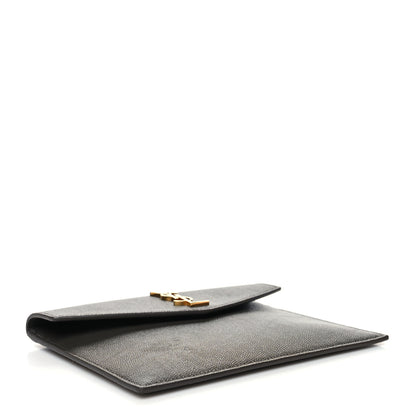 Saint Laurent Grain De Poudre Uptown Baby Pouch Pebble 4 of 10