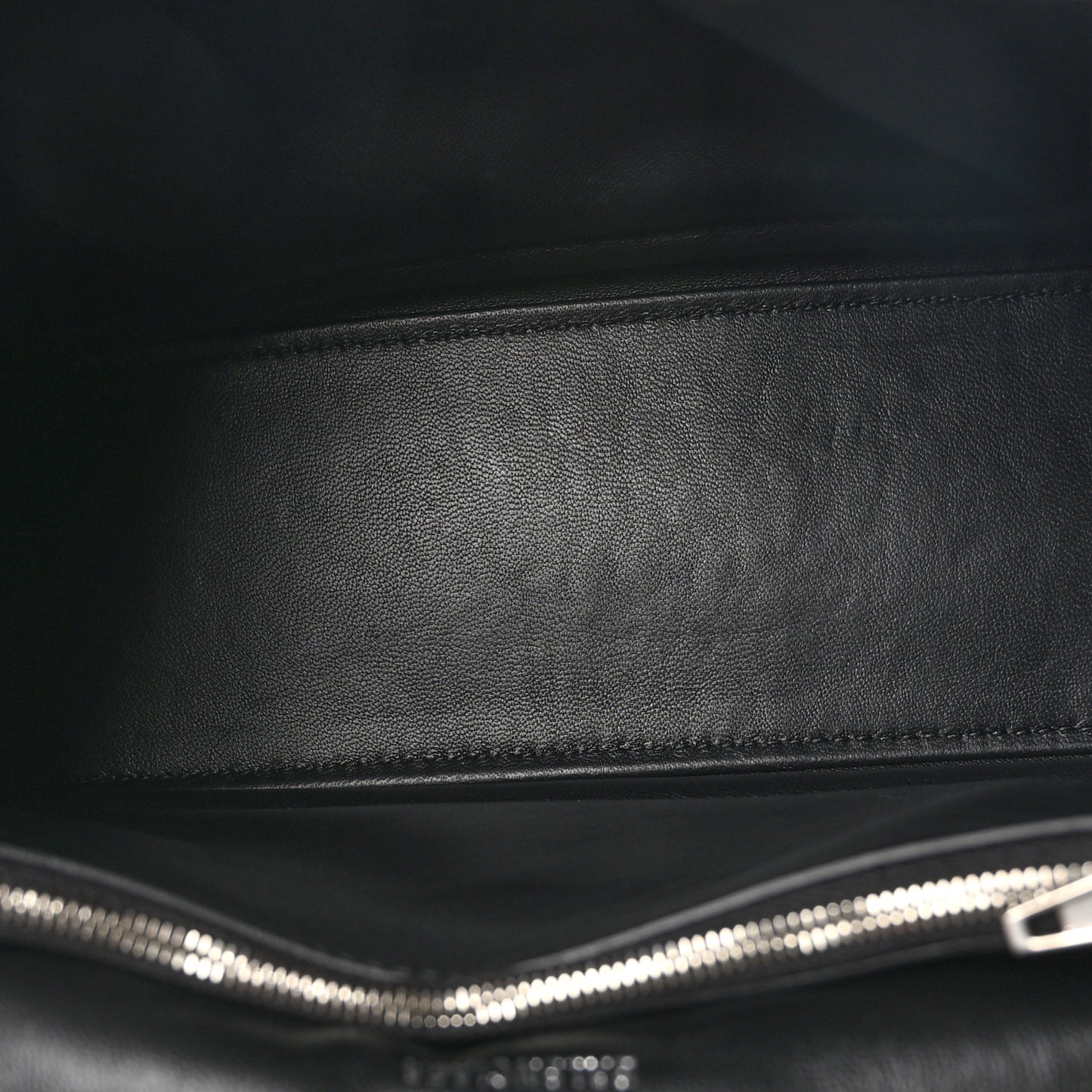 Washed Denim Quilted Medium Crush Chain Bag Black