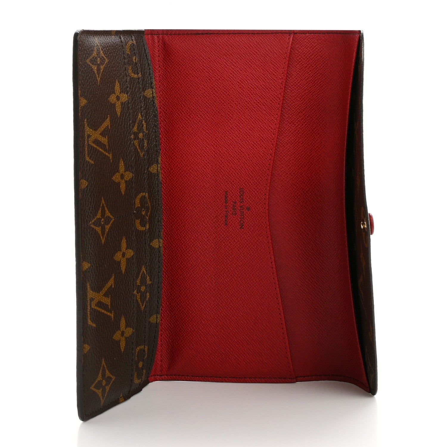 Louis Vuitton Monogram Josephine Wallet Red 6 of 14