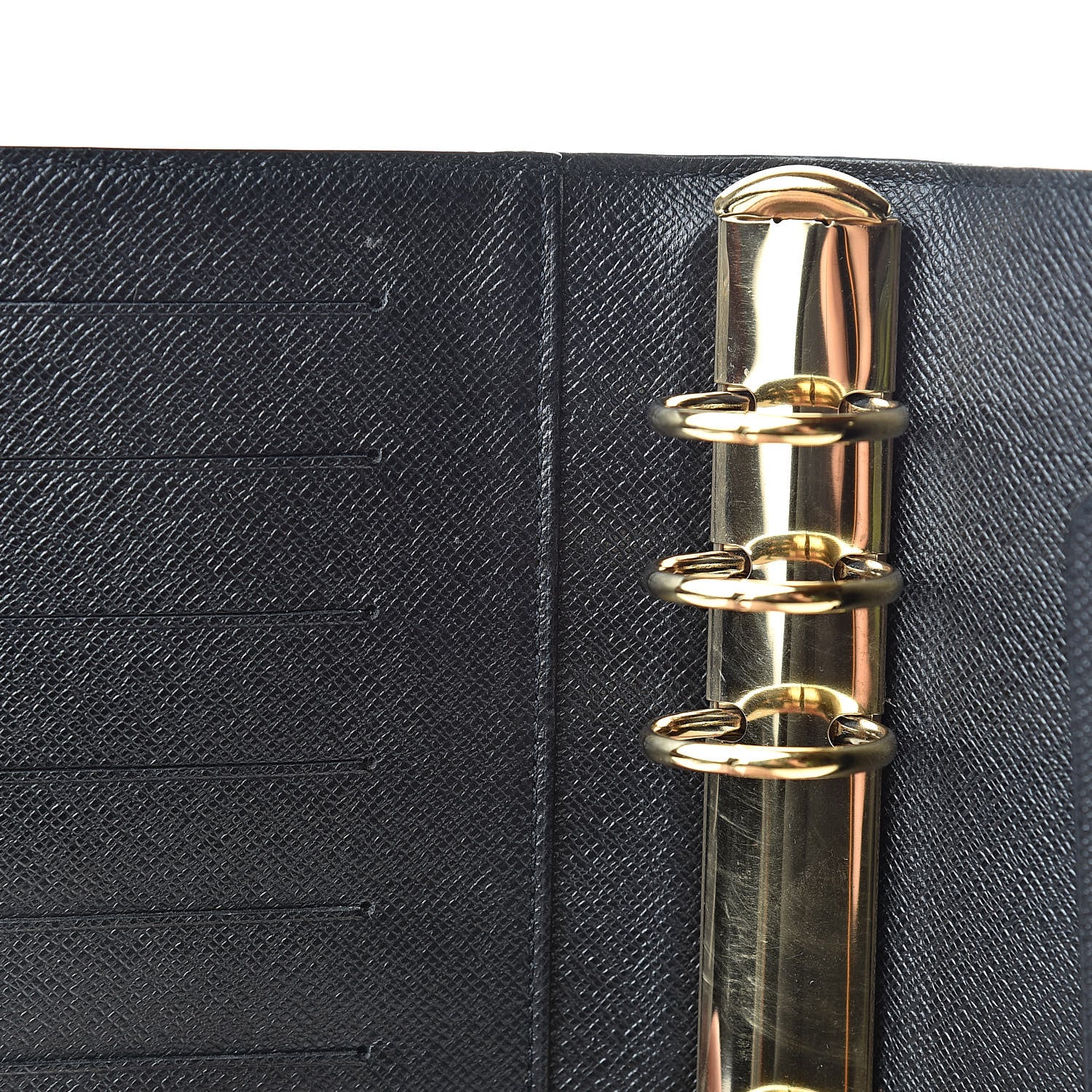Louis Vuitton Epi Medium Ring Agenda Cover Black 8 of 8