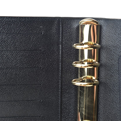 Louis Vuitton Epi Medium Ring Agenda Cover Black 8 of 8