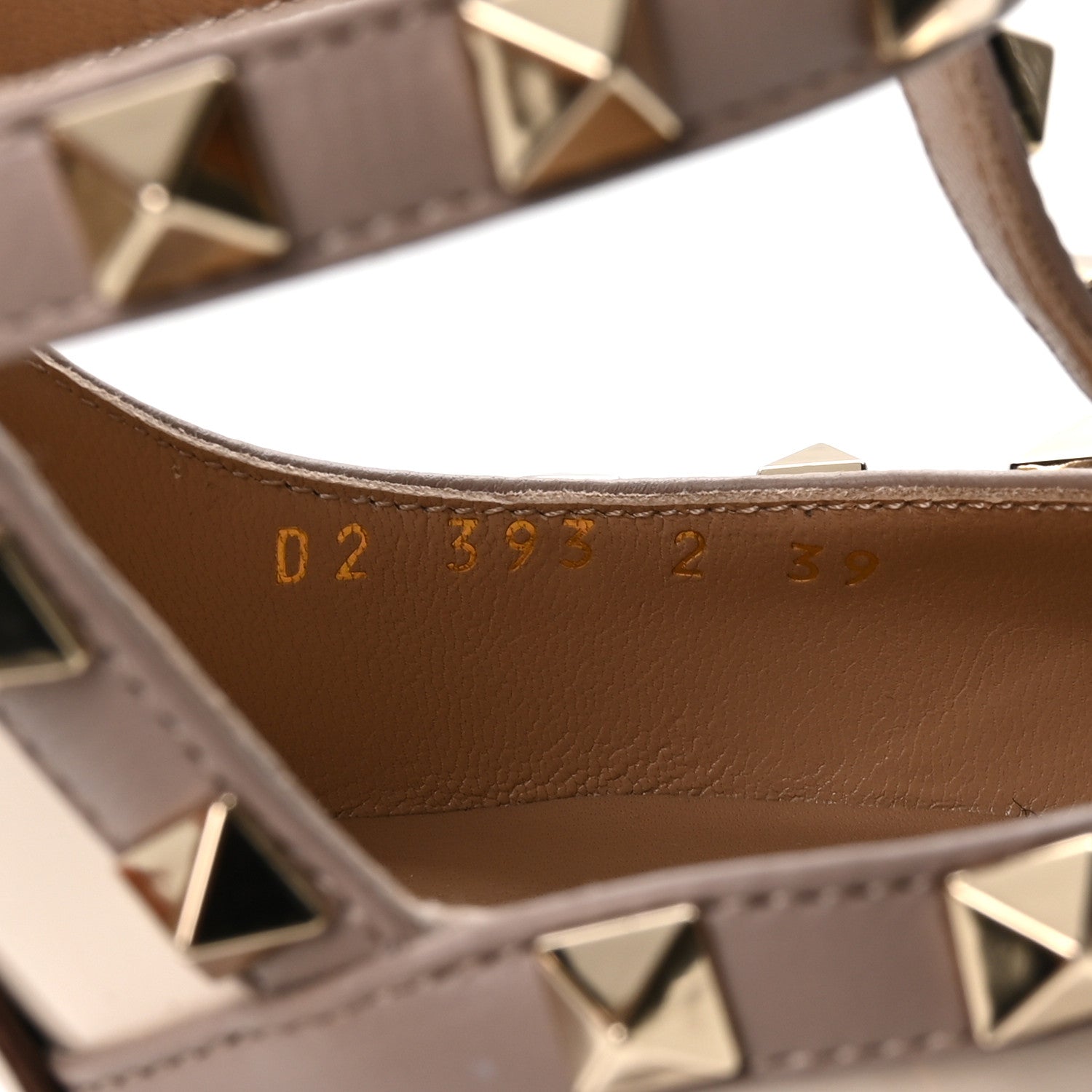Valentino Garavani Patent Rockstud Ankle Strap 100mm Pumps 39 Light Ivory Poudre 8 of 8