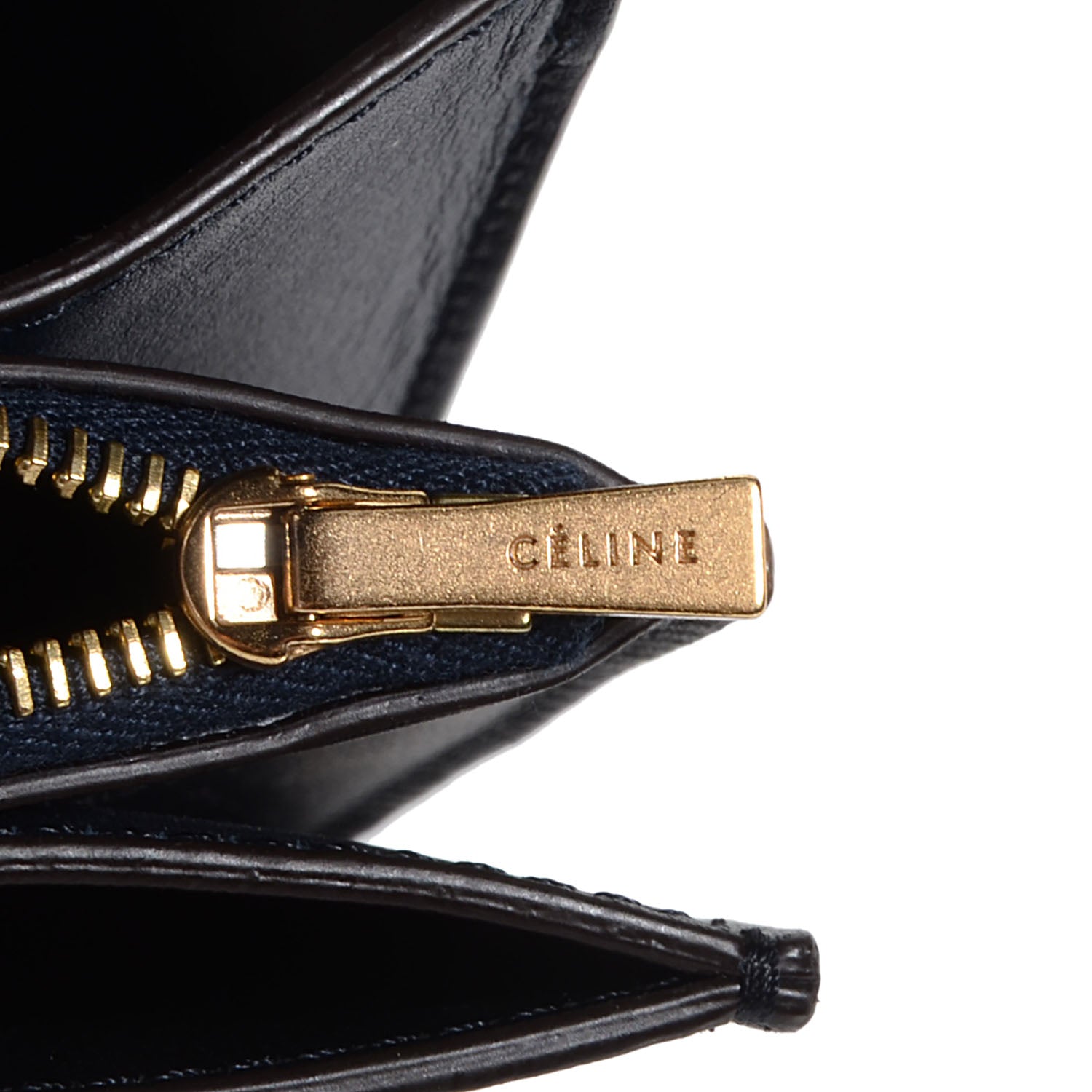 Celine Smooth Calfskin Large Multifunction Envelope Flap Clutch Sunflower 9 of 9