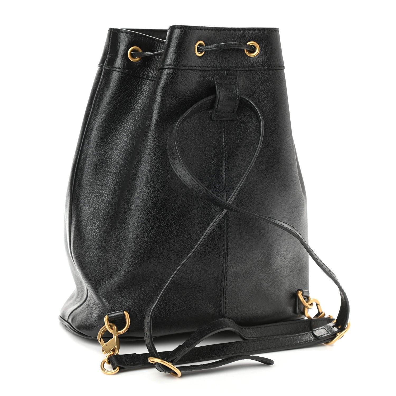 Gucci Piuma Lux Energy Medium Re(Belle) Convertible Bucket Bag Black 3 of 8