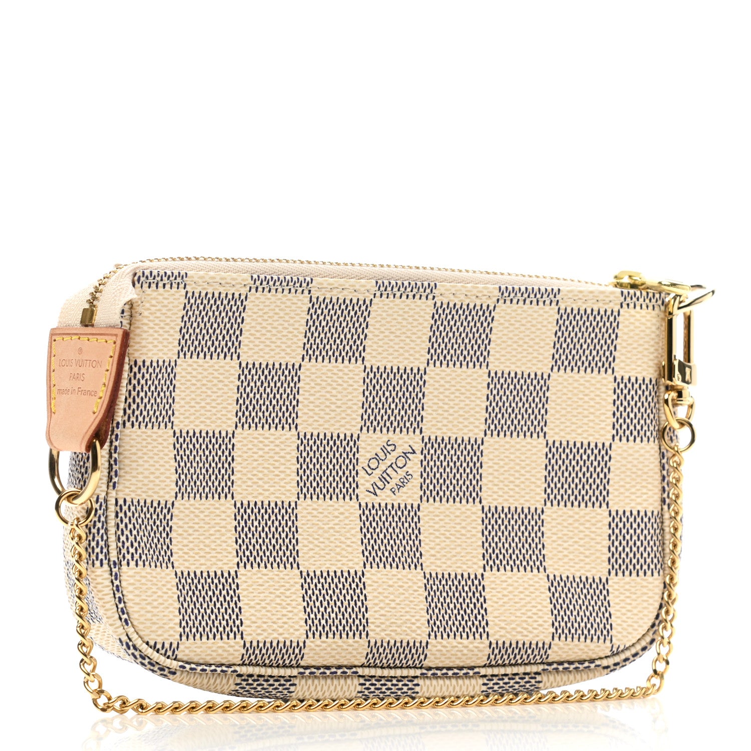 Louis Vuitton Damier Azur Mini Pochette Accessories 3 of 8