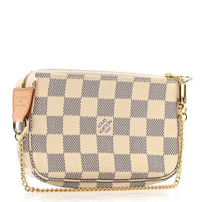 Louis Vuitton Damier Azur Mini Pochette Accessories 3 of 8