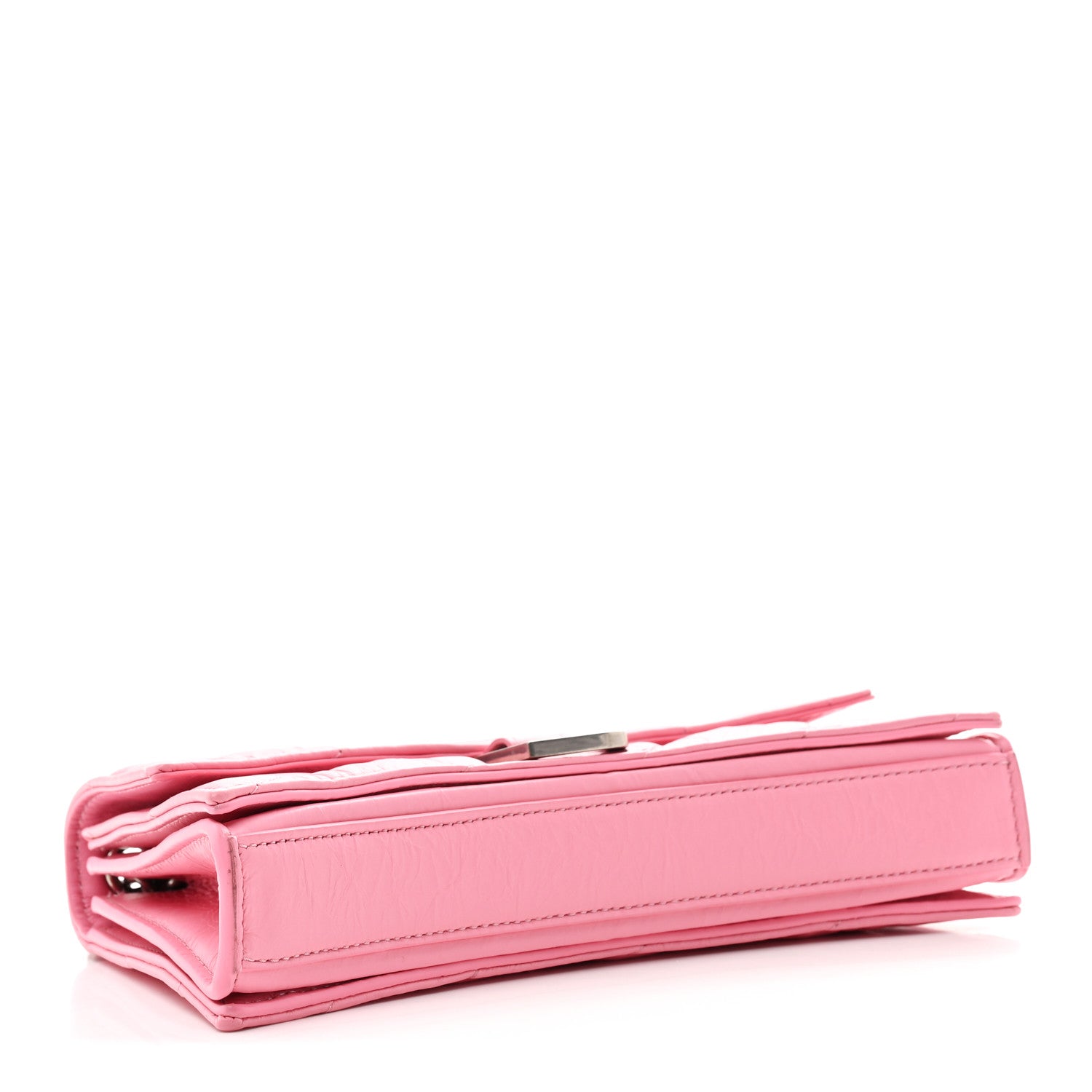 Balenciaga Crushed Calfskin Quilted XS Crush Chain Bag Sweet Pink 4 of 9