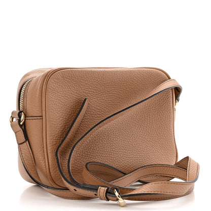 Gucci Pebbled Calfskin Small Soho Disco Bag Camelia 3 of 13