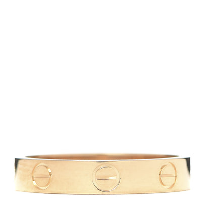 Cartier 18K Yellow Gold 3.5mm LOVE Wedding Band Ring 53 6.5 3 of 4