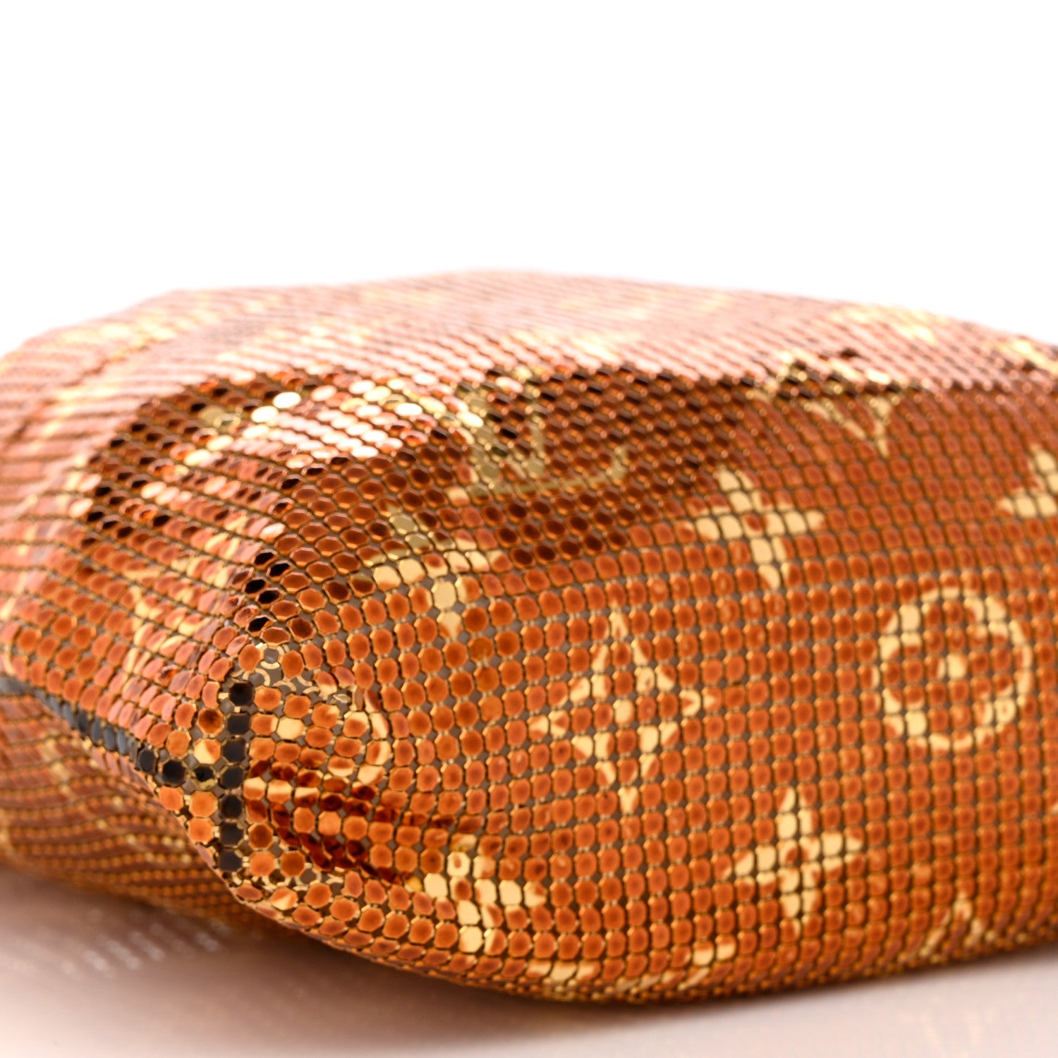Louis Vuitton Monogram Mesh Metal Frances Gold 9 of 12