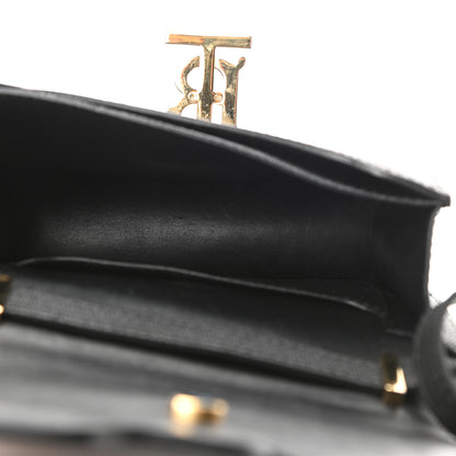 Burberry Grained Calfskin Mini TB Bag Black 5 of 9