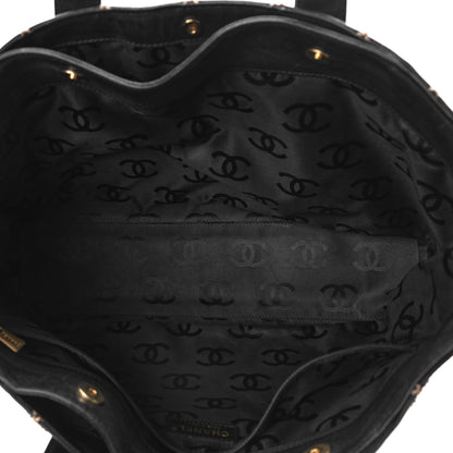 Chanel Calfskin Wild Stitch Large Tote Black 5 of 11